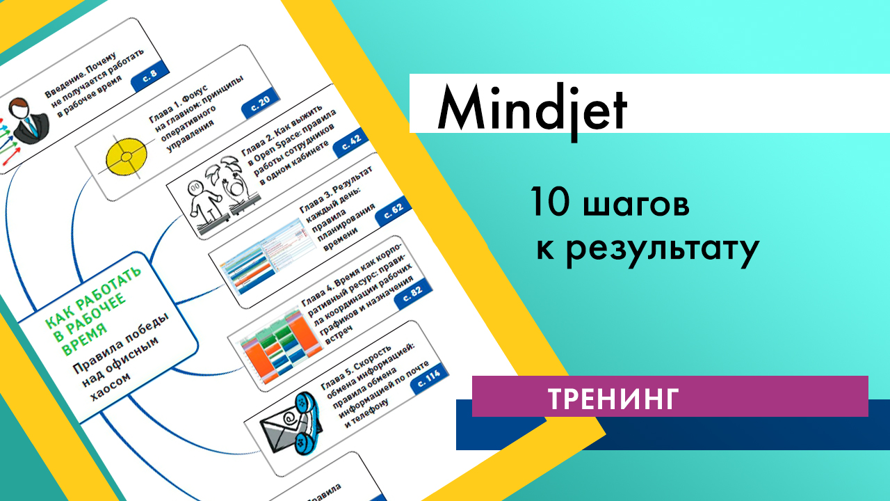 Купить видео MindJet MindManager 10 шагов к результату