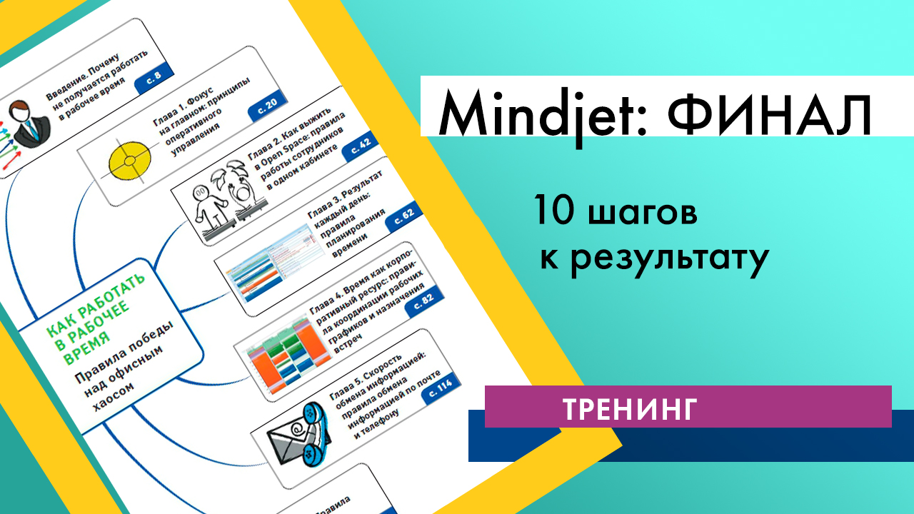 Завершение тренинга "MindJet 10 шагов к результату"