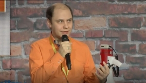 Выступление Дениса Котова «Мы работаем, чтобы читающих людей в России становилось все больше»